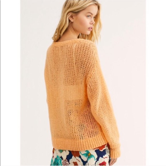 Free People Womens Small Lightweight Sweater Holey - Picture 11 of 11